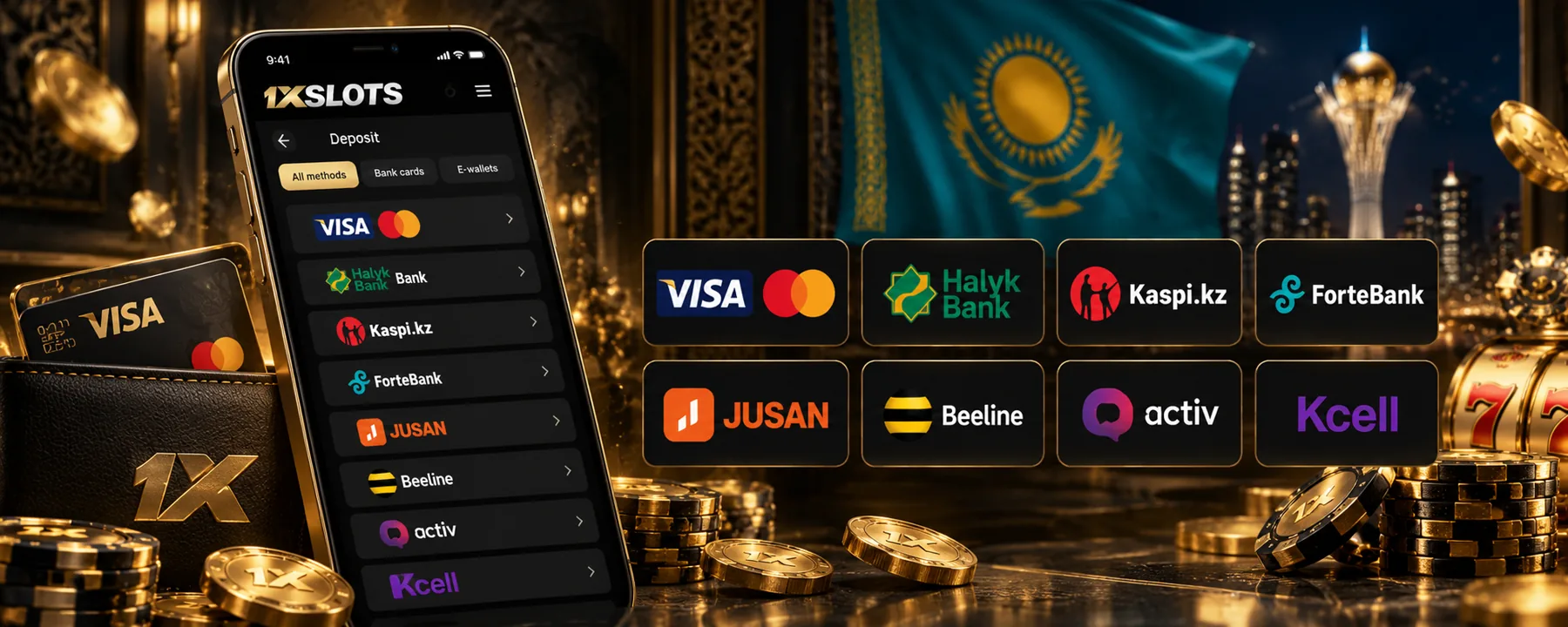 1xSlots Kazakhstan
